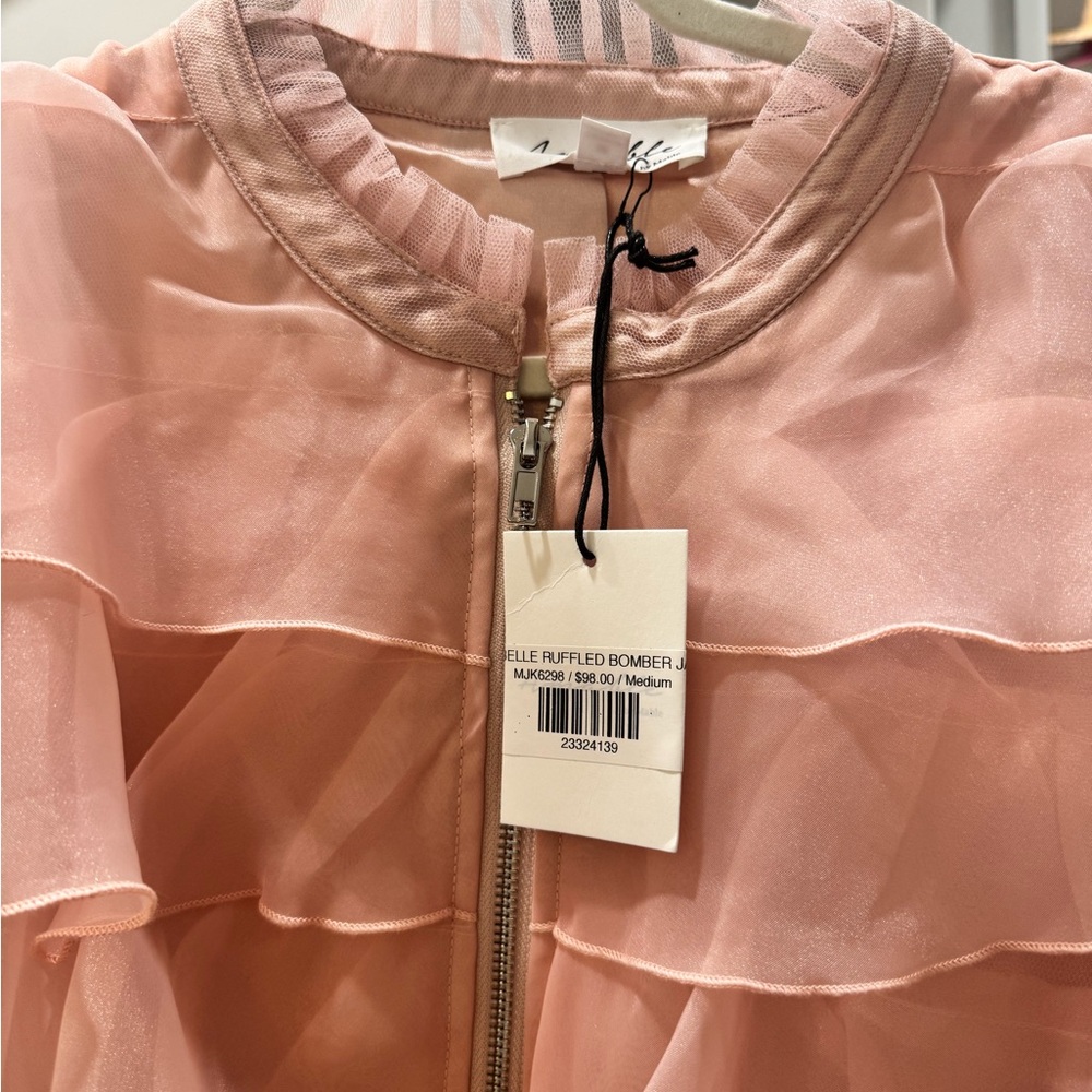 Ruffled Pink Jacket - Picture 2 of 4